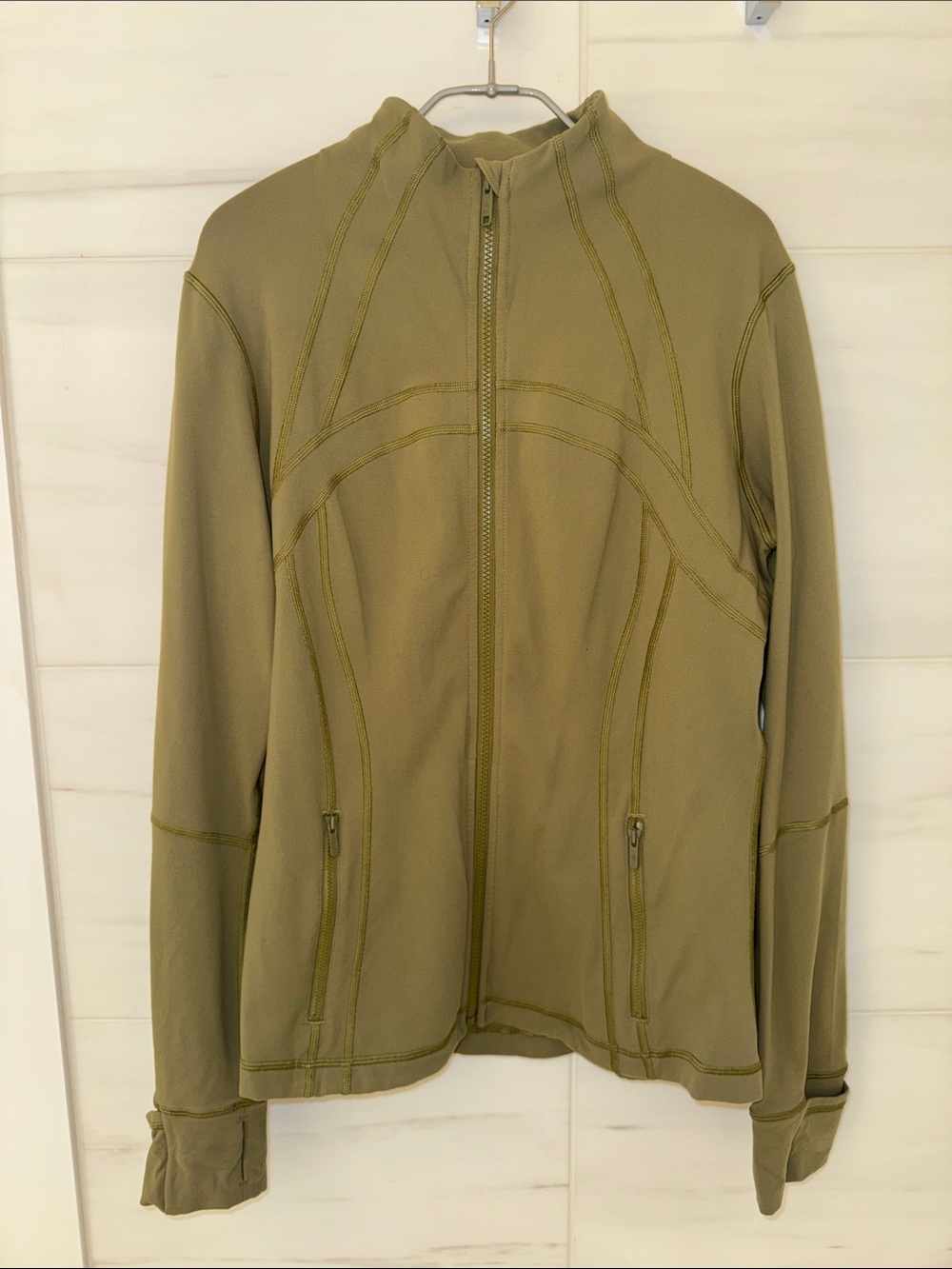 Lululemon Define Jacket in Olive Green